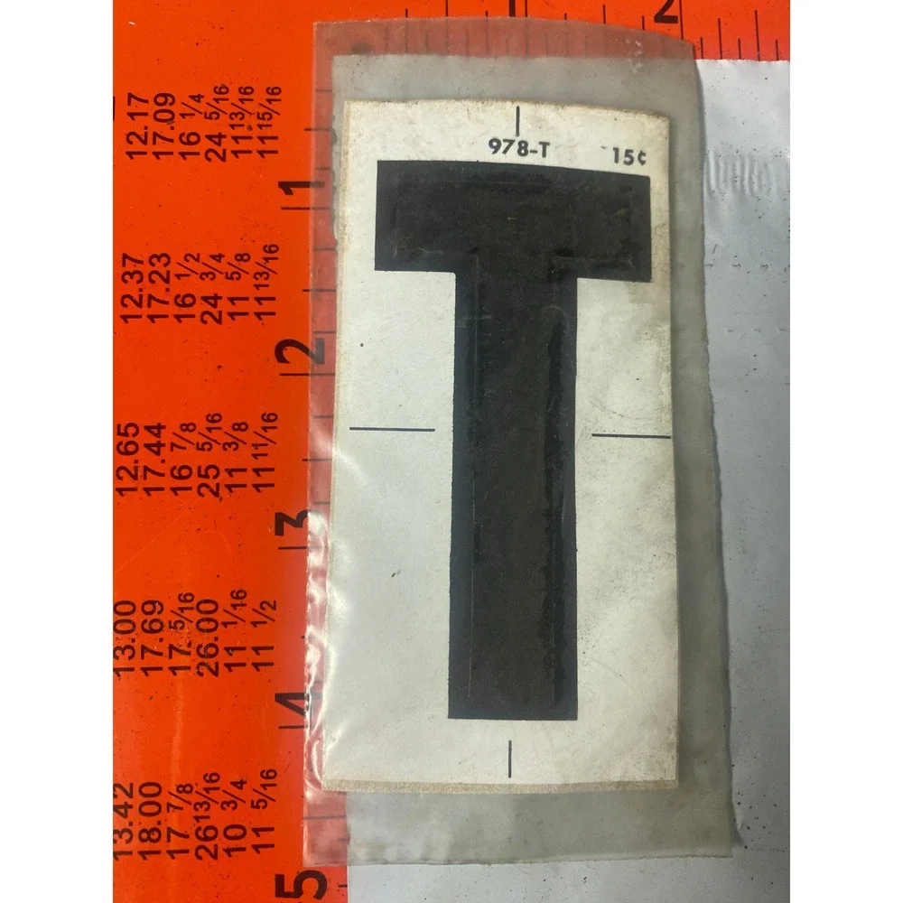 Vintage Black Letter T